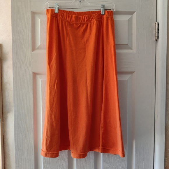 MEDIUM Cervelle Orange Knit Top & Skirt Set - Picture 8 of 11